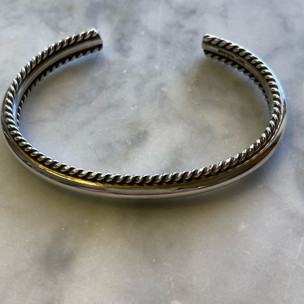 Native American Sterling silver bangle